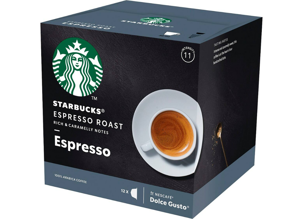 STARBUCKS Coffee capsules, 12 pieces, STARBUCKS by Dolce Gusto