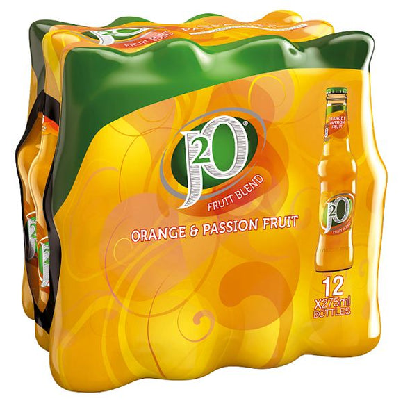 J2O Fruit Blend Orange and Passion Fruit 12 x 275ml