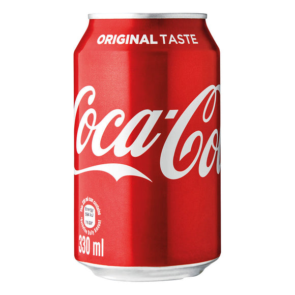 Coca-Cola Original Taste 330ml (Case of 24 cans)