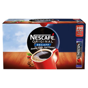 Nescafé Original Decaffeinated Instant Coffee Sachets 200 x 1.8g - rana-trading-limited