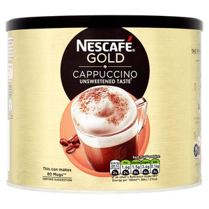 NESCAFÉ GOLD Cappuccino Unsweetened Taste Coffee Tin 1kg - rana-trading-limited