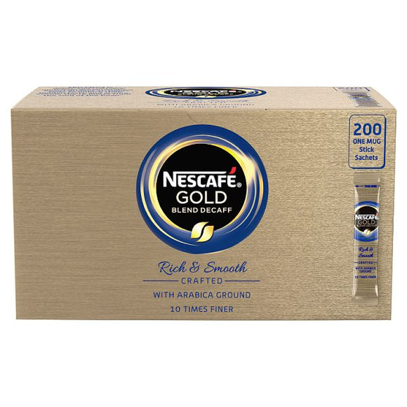 NESCAFÉ Gold Blend Decaffeinated Instant Coffee 200 Sachets x 1.8g - rana-trading-limited