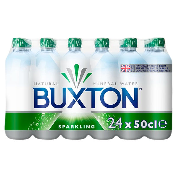 Buxton Sparkling Natural Mineral Water 24x500ml