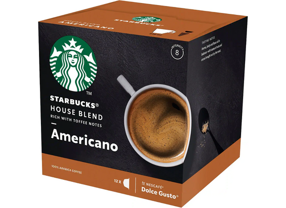 NESCAFÉ Dolce Gusto Starbucks Americano House Coffee Capsules 12 Pieces