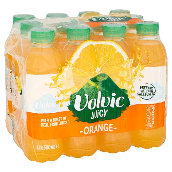 Volvic Juicy Orange 12 x 500ml